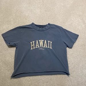 Brandy melville cropped hawaii top